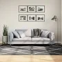 Modern long pile rug PAMPLONA in black and cream 160x230cm by , Rugs - Ref: Foro24-375413, Price: 61,61 €, Discount: %