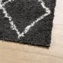 Modern long pile rug PAMPLONA in black and cream 160x230cm by , Rugs - Ref: Foro24-375413, Price: 61,61 €, Discount: %