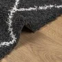 Modern long pile rug PAMPLONA in black and cream 160x230cm by , Rugs - Ref: Foro24-375413, Price: 61,61 €, Discount: %