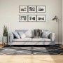 Modern long pile rug PAMPLONA in black and cream 140x200cm by , Rugs - Ref: Foro24-375411, Price: 52,53 €, Discount: %