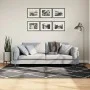 Modern long pile rug PAMPLONA in black and cream 140x200cm by , Rugs - Ref: Foro24-375411, Price: 52,71 €, Discount: %