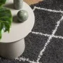 Modern long pile rug PAMPLONA in black and cream 140x200cm by , Rugs - Ref: Foro24-375411, Price: 52,71 €, Discount: %