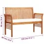 Banco de jardín 2 plazas con cojín madera maciza acacia 120 cm de vidaXL, Bancos de jardín - Ref: Foro24-45967, Precio: 157,7...