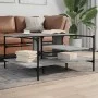 Sonoma Couchtisch aus grauem Holzwerkstoff 100x100x48,5 cm von , Couchtisch - Ref: Foro24-842314, Preis: 79,74 €, Rabatt: %