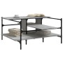 Mesa de centro madera de ingeniería gris Sonoma 100x100x48,5 cm de , Mesas de centro - Ref: Foro24-842314, Precio: 80,76 €, D...