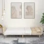 Two-seater sofa bed with two cream-colored fabric pillows by , Sofas - Ref: Foro24-375872, Price: 275,65 €, Discount: %