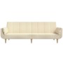 Two-seater sofa bed with two cream-colored fabric pillows by , Sofas - Ref: Foro24-375872, Price: 280,55 €, Discount: %