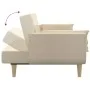 2-Sitzer-Schlafsofa mit zwei cremefarbenen Stoffkissen von , Sofas - Ref: Foro24-375872, Preis: 275,65 €, Rabatt: %
