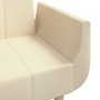 Two-seater sofa bed with two cream-colored fabric pillows by , Sofas - Ref: Foro24-375872, Price: 280,55 €, Discount: %