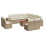 Garden sofa set 12 pieces and brown synthetic rattan cushions by , Garden sets - Ref: Foro24-3225505, Price: 793,36 €, Discou...