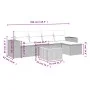 Set de muebles de jardín 6 pzas y cojines ratán sintético gris de , Conjuntos de jardín - Ref: Foro24-3225423, Precio: 350,83...