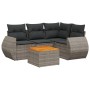 Set Gartensofas mit Kissen 5 Stück synthetisches Rattangrau von , Gartensets - Ref: Foro24-3257320, Preis: 361,10 €, Rabatt: %