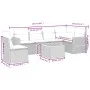 Set of 7-piece garden sofas and beige synthetic rattan cushions by , Garden sets - Ref: Foro24-3257360, Price: 504,16 €, Disc...