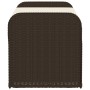 Aufbewahrungsbank und Kissen Kunstrattan braun 115x51x52 cm von , Gartenbänke - Ref: Foro24-365729, Preis: 137,96 €, Rabatt: %