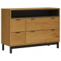 Cómoda FLAM madera maciza de pino 110x40x80 cm | Foro24.es | Tu tienda online para hogar, jardín y más Foro24.es