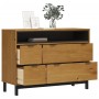 Cómoda FLAM madera maciza de pino 110x40x80 cm | Foro24.es | Tu tienda online para hogar, jardín y más Foro24.es