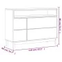 FLAM Kommode aus massivem Kiefernholz 110x40x80 cm von , Schubladen - Ref: Foro24-376071, Preis: 227,26 €, Rabatt: %