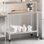Küchenarbeitstisch mit Edelstahlregal 110x55x120cm von , Wiederherstellung - Ref: Foro24-3208901, Preis: 247,25 €, Rabatt: %