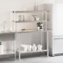 Kitchen work table with stainless steel shelf 110x55x150cm by , Restoration - Ref: Foro24-3208903, Price: 266,24 €, Discount: %