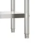 Kitchen work table with stainless steel shelf 110x55x150cm by , Restoration - Ref: Foro24-3208903, Price: 266,24 €, Discount: %