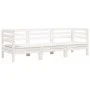 3-Sitzer Gartensofa massives Kiefernholz weiß von , Modulare Sofas für den Außenbereich - Ref: Foro24-838027, Preis: 180,88 €...