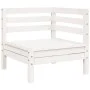 3-Sitzer Gartensofa massives Kiefernholz weiß von , Modulare Sofas für den Außenbereich - Ref: Foro24-838027, Preis: 180,88 €...