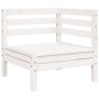 3-Sitzer Gartensofa massives Kiefernholz weiß von , Modulare Sofas für den Außenbereich - Ref: Foro24-838027, Preis: 183,50 €...