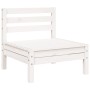 3-Sitzer Gartensofa massives Kiefernholz weiß von , Modulare Sofas für den Außenbereich - Ref: Foro24-838027, Preis: 183,50 €...