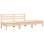 3-Sitzer-Gartensofa aus massivem Zirbenholz von , Modulare Sofas für den Außenbereich - Ref: Foro24-838033, Preis: 121,57 €, ...