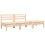 Solid pine wood 3-seater garden sofa by , Modular outdoor sofas - Ref: Foro24-838033, Price: 120,02 €, Discount: %