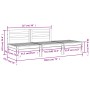 3-Sitzer-Gartensofa aus massivem Zirbenholz von , Modulare Sofas für den Außenbereich - Ref: Foro24-838033, Preis: 121,57 €, ...