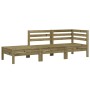 3-seater garden sofa in impregnated pine wood by , Modular outdoor sofas - Ref: Foro24-838046, Price: 138,56 €, Discount: %