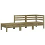 3-seater garden sofa in impregnated pine wood by , Modular outdoor sofas - Ref: Foro24-838046, Price: 136,85 €, Discount: %