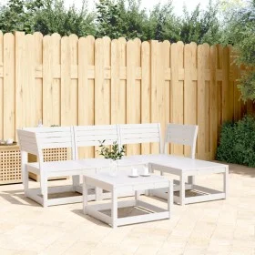 4-piece solid white pine wood garden furniture set by , Garden sets - Ref: Foro24-3216906, Price: 350,40 €, Discount: %
