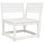 Juego de muebles de jardín 4 pzas madera maciza de pino blanco de , Conjuntos de jardín - Ref: Foro24-3216906, Precio: 350,38...