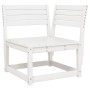 Juego de muebles de jardín 4 pzas madera maciza de pino blanco de , Conjuntos de jardín - Ref: Foro24-3216906, Precio: 354,97...