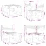 5-teilige Gartensofagarnitur aus imprägniertem Kiefernholz von , Gartensets - Ref: Foro24-3216919, Preis: 431,15 €, Rabatt: %
