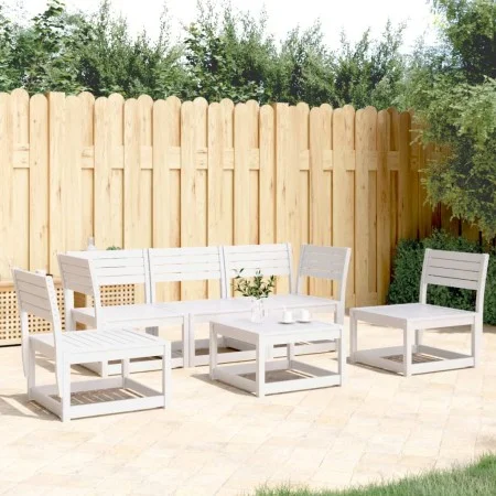 5-piece garden sofa set made of solid white pine wood by , Garden sets - Ref: Foro24-3216971, Price: 452,20 €, Discount: %