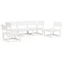 5-piece garden sofa set made of solid white pine wood by , Garden sets - Ref: Foro24-3216971, Price: 452,20 €, Discount: %