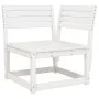 5-piece garden sofa set made of solid white pine wood by , Garden sets - Ref: Foro24-3216971, Price: 452,20 €, Discount: %