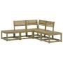 5-piece garden sofa set made of impregnated pine wood by , Garden sets - Ref: Foro24-3216959, Price: 348,01 €, Discount: %