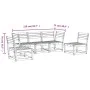Set Gartensofas 5 Stück massives Tannenholz Douglasie von , Gartensets - Ref: Foro24-3216973, Preis: 392,20 €, Rabatt: %