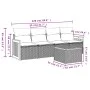 Garden sofa set with 5-piece synthetic rattan beige cushions by , Garden sets - Ref: Foro24-3259861, Price: 322,25 €, Discoun...