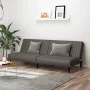 2-Sitzer-Schlafsofa Kunstleder grau von , Sofas - Ref: Foro24-375949, Preis: 253,30 €, Rabatt: %