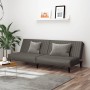 Two-seater gray synthetic leather sofa bed by , Sofas - Ref: Foro24-375949, Price: 257,54 €, Discount: %
