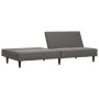 Two-seater gray synthetic leather sofa bed by , Sofas - Ref: Foro24-375949, Price: 257,54 €, Discount: %