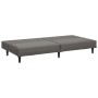 Two-seater gray synthetic leather sofa bed by , Sofas - Ref: Foro24-375949, Price: 257,54 €, Discount: %