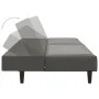 2-Sitzer-Schlafsofa Kunstleder grau von , Sofas - Ref: Foro24-375949, Preis: 253,30 €, Rabatt: %