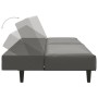 Two-seater gray synthetic leather sofa bed by , Sofas - Ref: Foro24-375949, Price: 257,54 €, Discount: %
