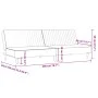2-Sitzer-Schlafsofa Kunstleder grau von , Sofas - Ref: Foro24-375949, Preis: 253,30 €, Rabatt: %